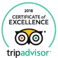 2018 TripAdvisor Certificate of Excellence